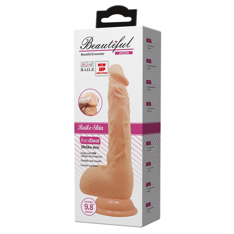 Sztuczny penis dildo realistyczne wibracje 24 cm